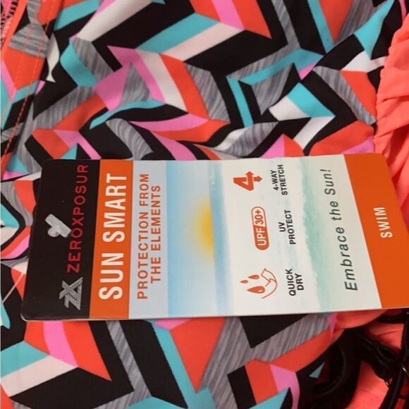 🏖🔥 Zeroxposur swim tank/sport bra New sz small - Picture 2 of 5